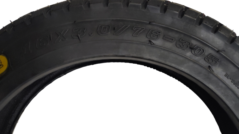 Tire 16 x 3.00 TUBELESS TYPE