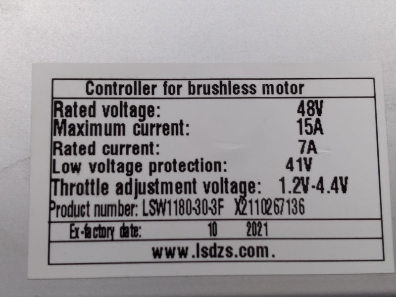 Controller 48v for Manchester