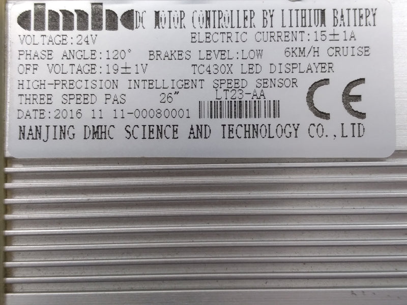 Brushless Motor Controller 24v-15Ah for New Yorker Skinny Tire 2016