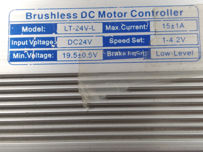 Brushless Motor Controller 24v-15Ah for Bicycle/Scooter