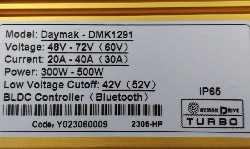 Controller (48V-72V) Optimized 60v For Multirange DMK1291