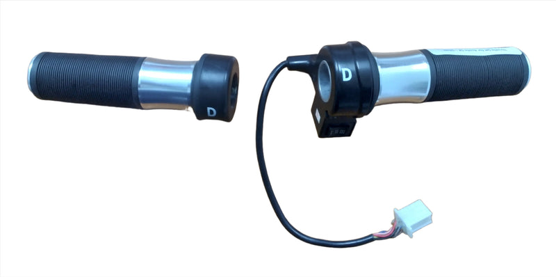 Throttle Set For Austin SX Silver