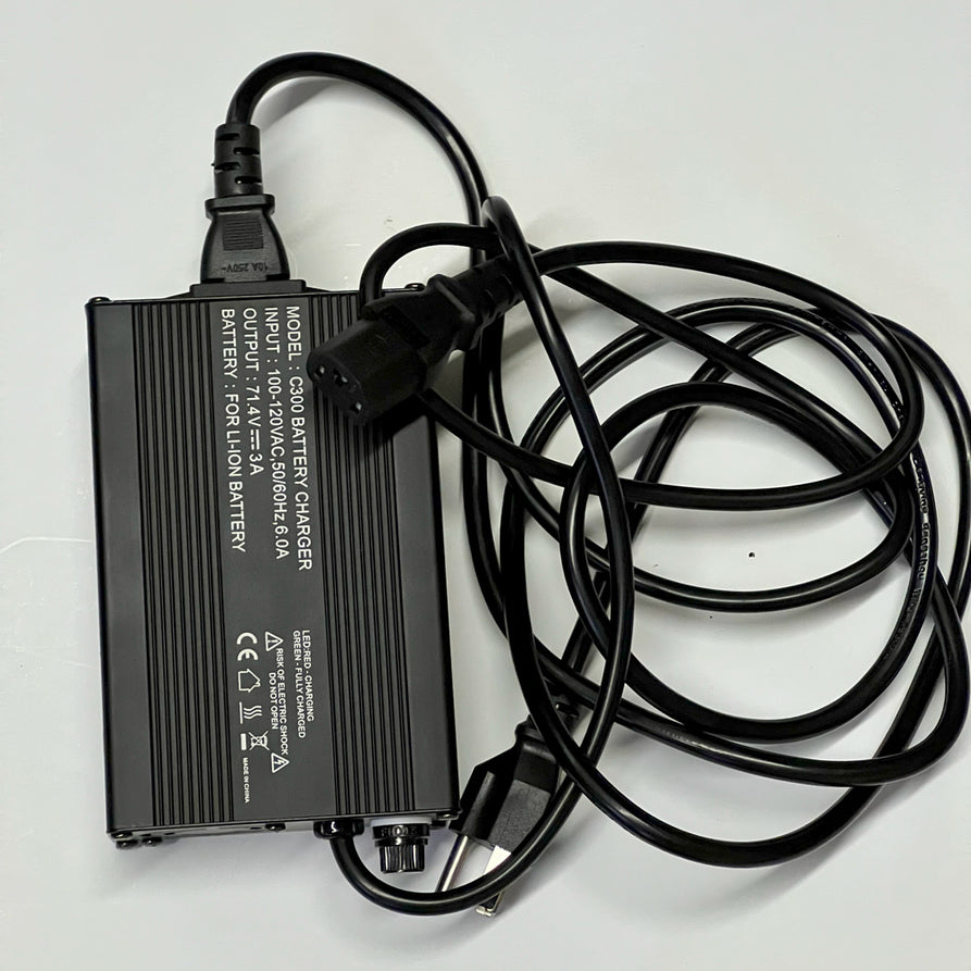 Lithium Ion 60V 3.0A "T" PC Plug Charger