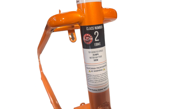MAX S eBike Folding Frame & Chassis – Orange