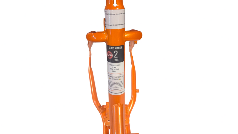 MAX S eBike Folding Frame & Chassis – Orange