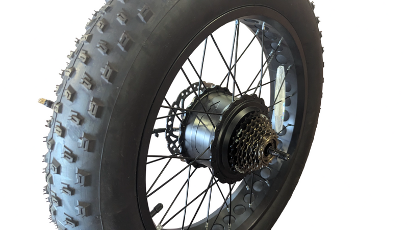 Rear Tire and Motor Assembly for the Max S Deluxe 48v 500w