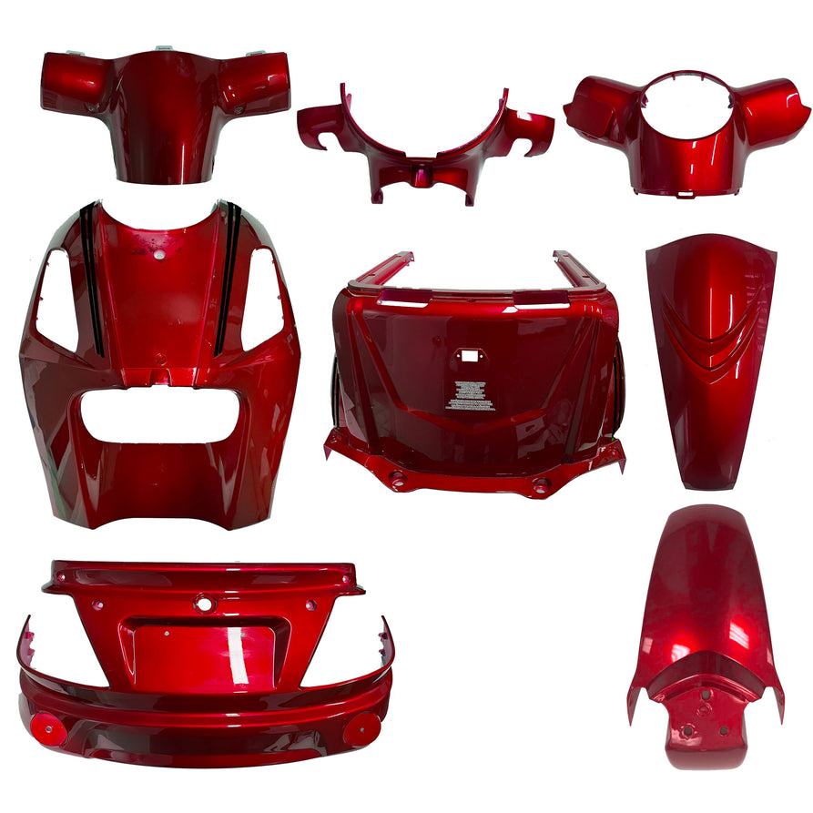 Roadstar Deluxe Fairing Kit - Red