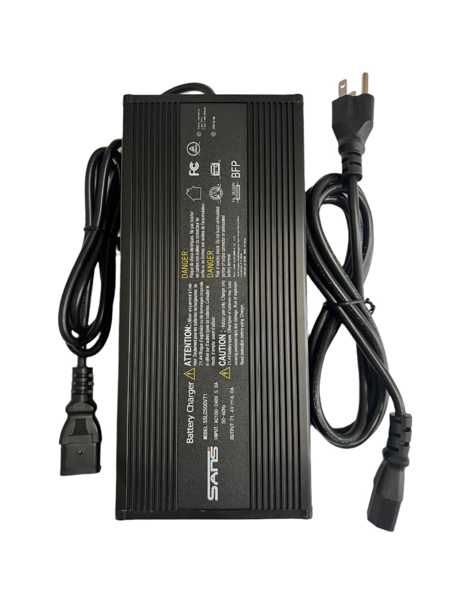 60V 5.0A Lithium Ion Charger PC Plug (T Type)