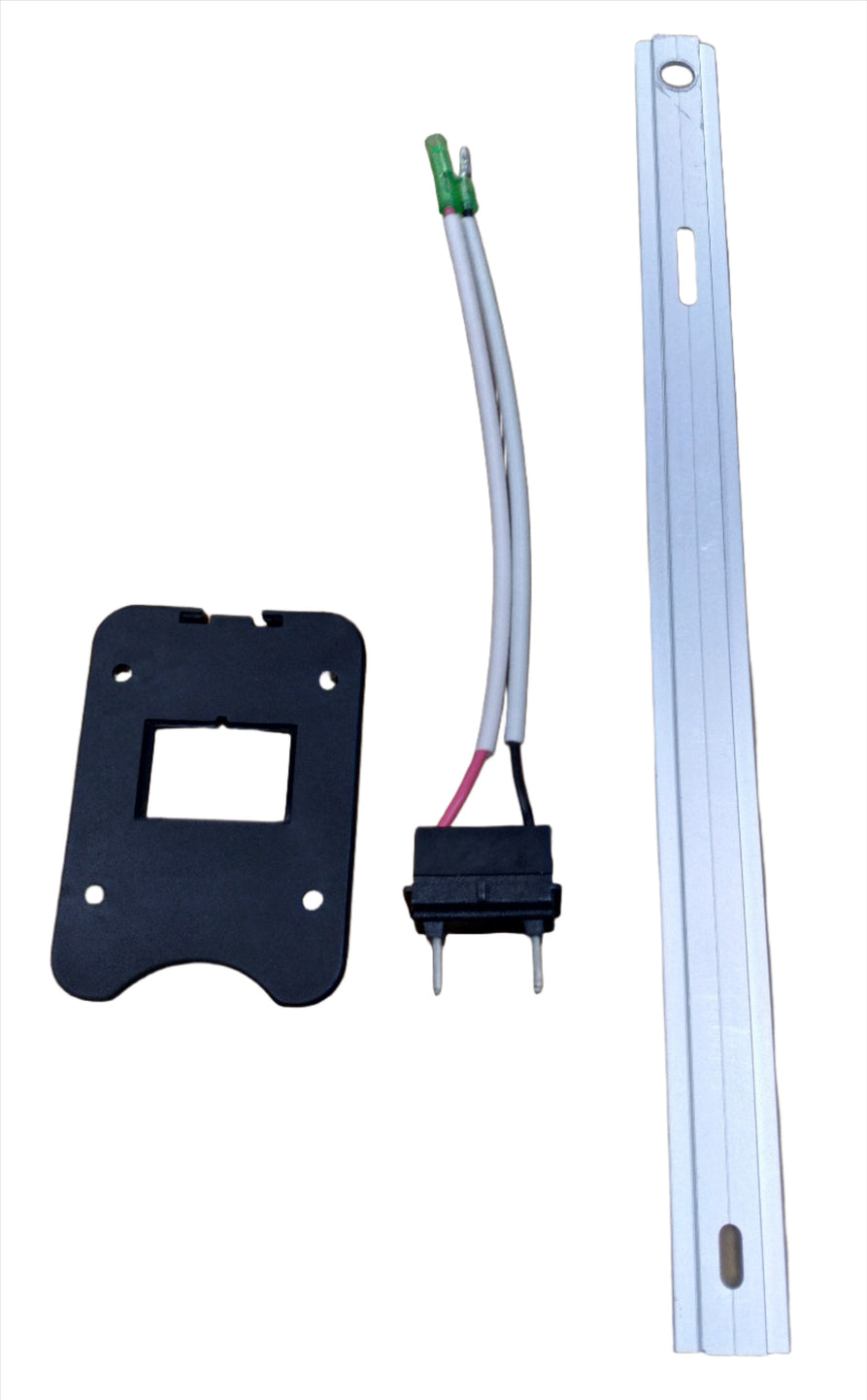 Battery mount/rail set for Lithium battery 48v-19.2Ah for Paris 48v LR / Vermont 48v LR