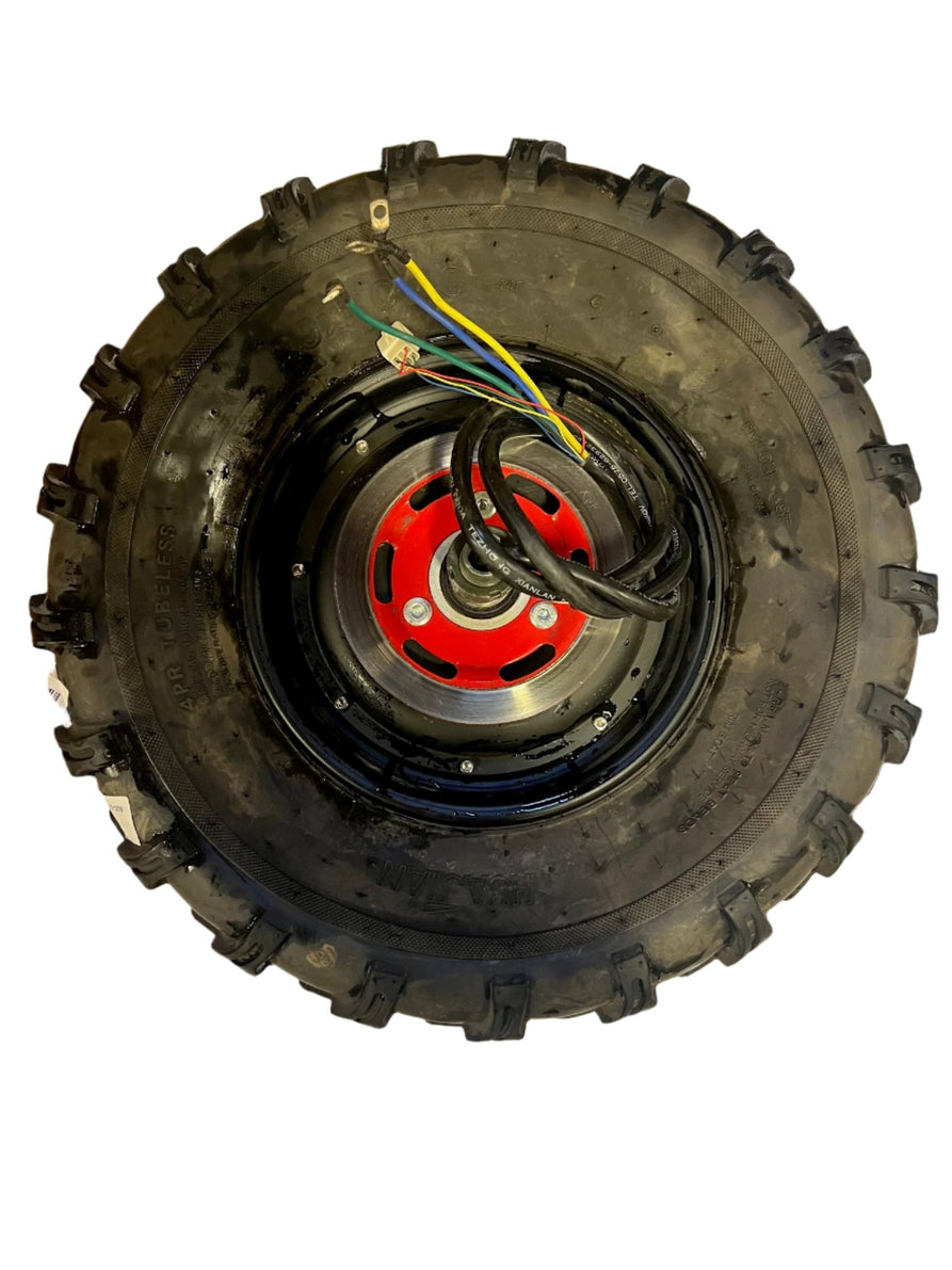 ATV 20 x 10-10 Front Motor Assembly with Tire 60V 500W