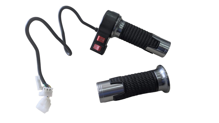 Throttle Assembly Set for BBX Enclosed Mobility Scooter – Right & Left, Silver