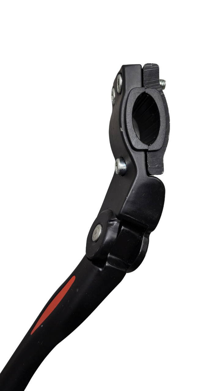 Adjustable Kickstand with Chrome Bar - ( OVAL FRAME TUBE TYPE ONLY )