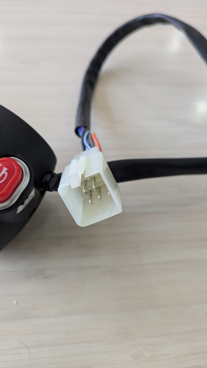 Left Handlebar Combination Switch Assembly – Hi/Lo Beam, Turn Signal & Horn for BBX Pro / Boomerbuggy X Pro / FreedomCab / Freemdom Cab Enclosed Mobility Scooter