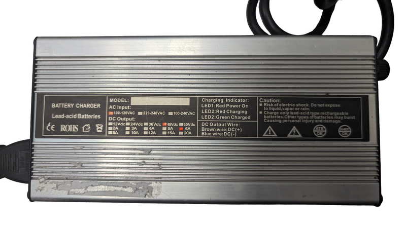 Intelligent Fast Charger 48V 6A LAB - PC Plug