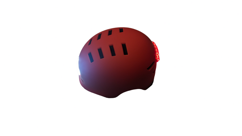 Daymak LED Ebike Helmet - Red (L)
