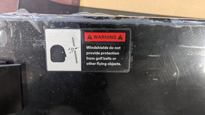 Front Windshield Glass - Caddy Golf Cart