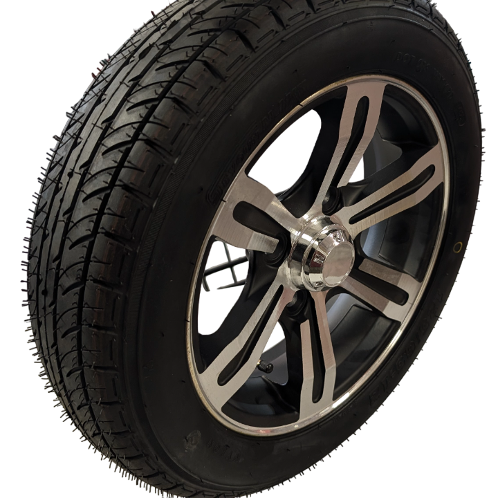 125/65-12 Tire with Rim for BBX Pro Type A Rim