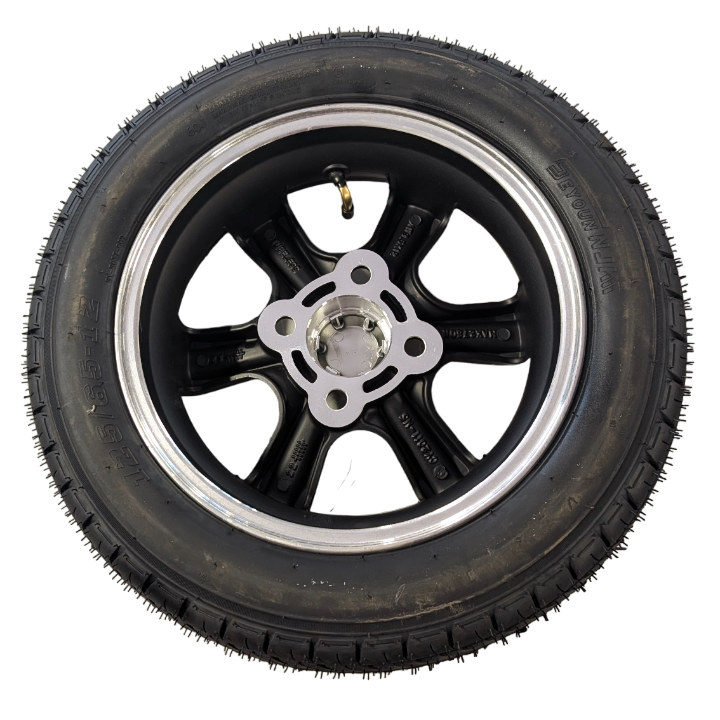 125/65-12 Tire with Rim for BBX Pro Type A Rim