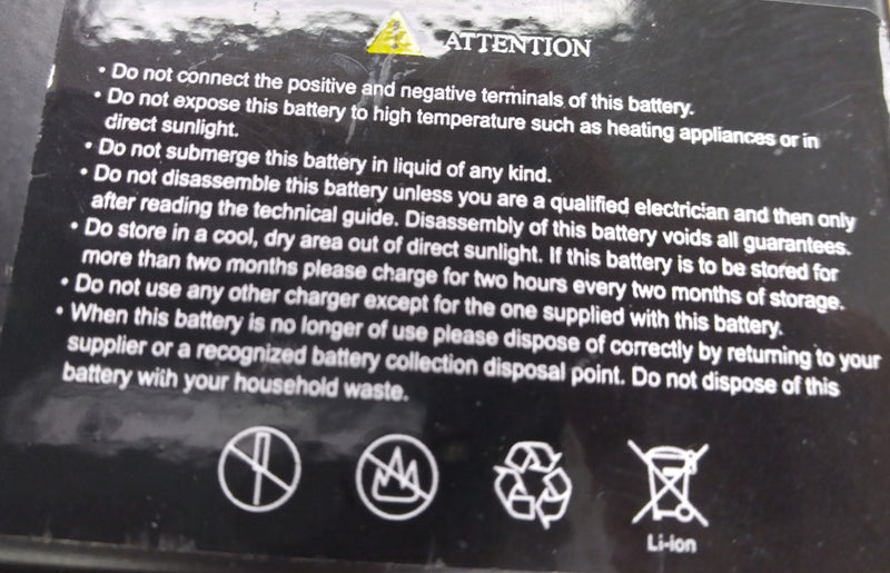 Lithium battery 72v-20Ah with charger for EM1/Rogue