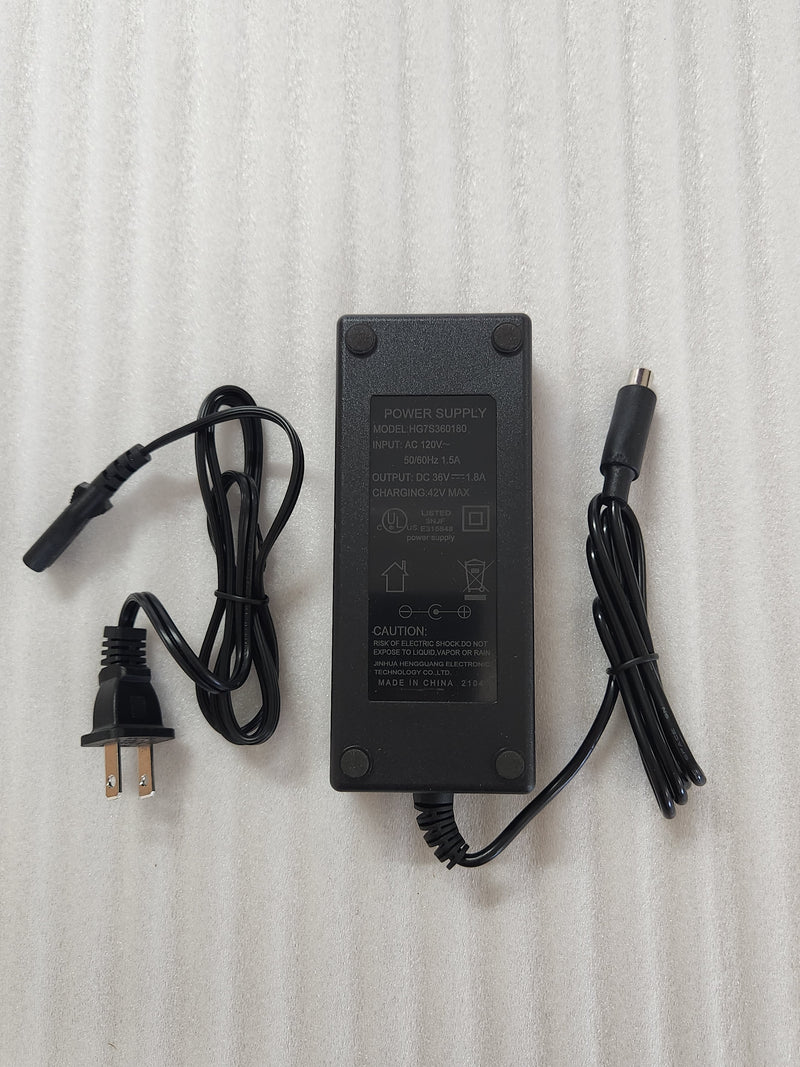 Charger 36v-1.8A Lithium RCA plug for Speed2