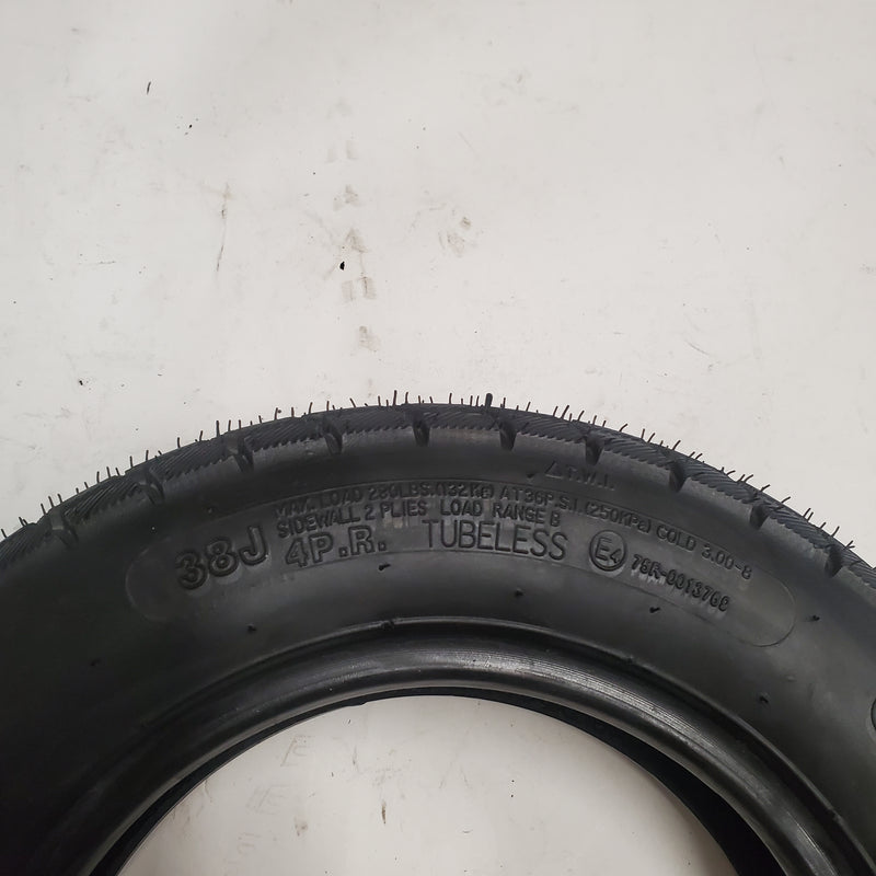 Tire 3.00 X 8.00 Tubeless
