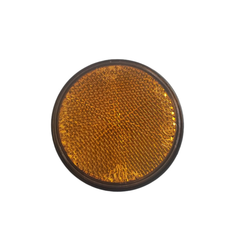 Round Reflector - Amber 55mm