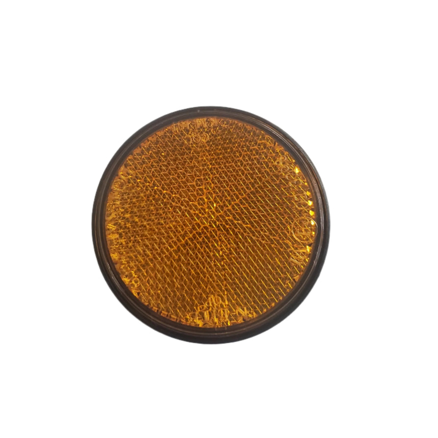 Round Reflector - Amber 55mm
