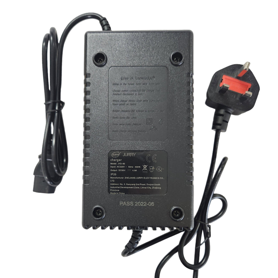 60V 3.0A Lead Acid Charger PC T-Prong (UK)