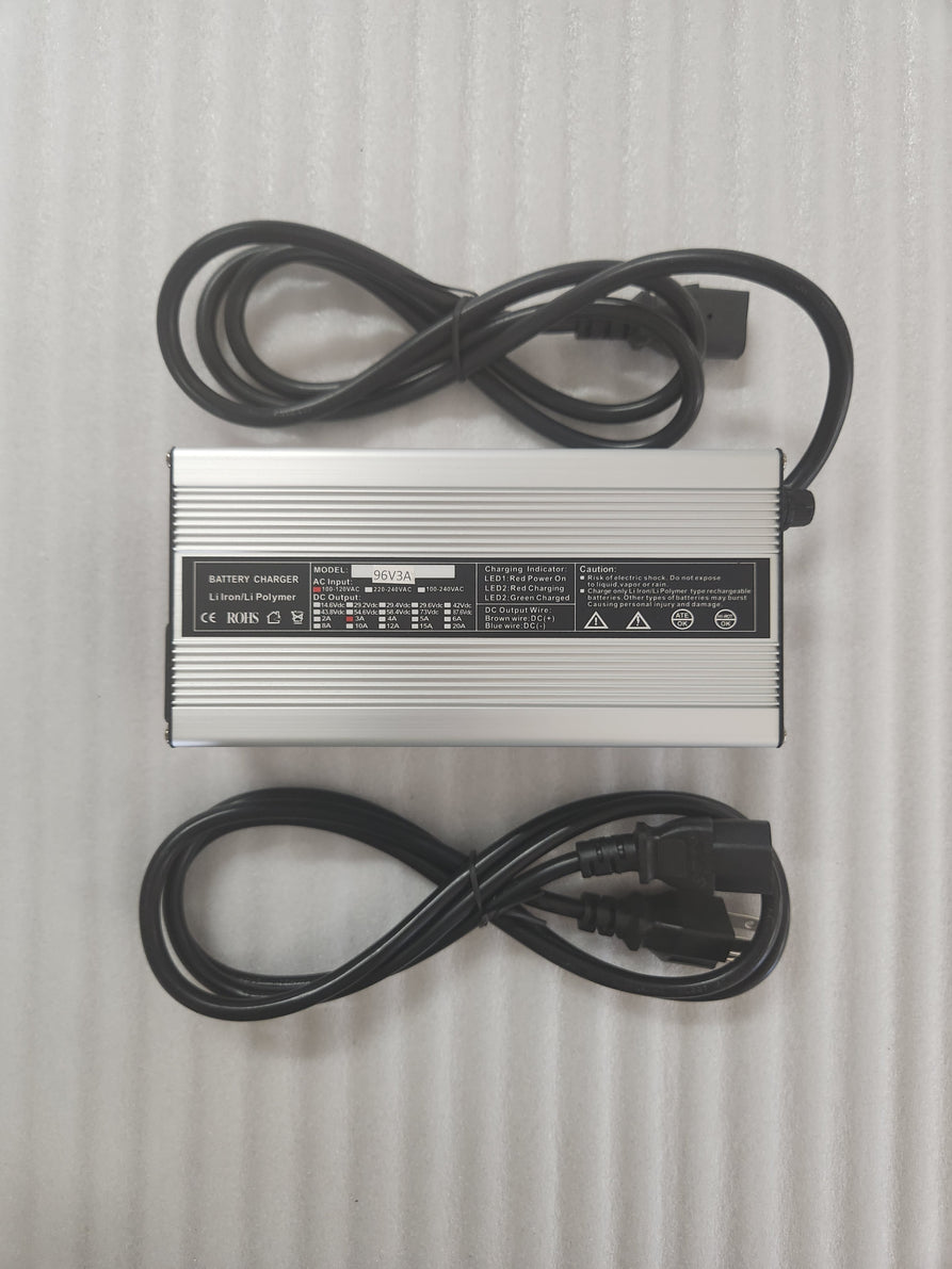 Charger 84V 3A Lithium - PC plug