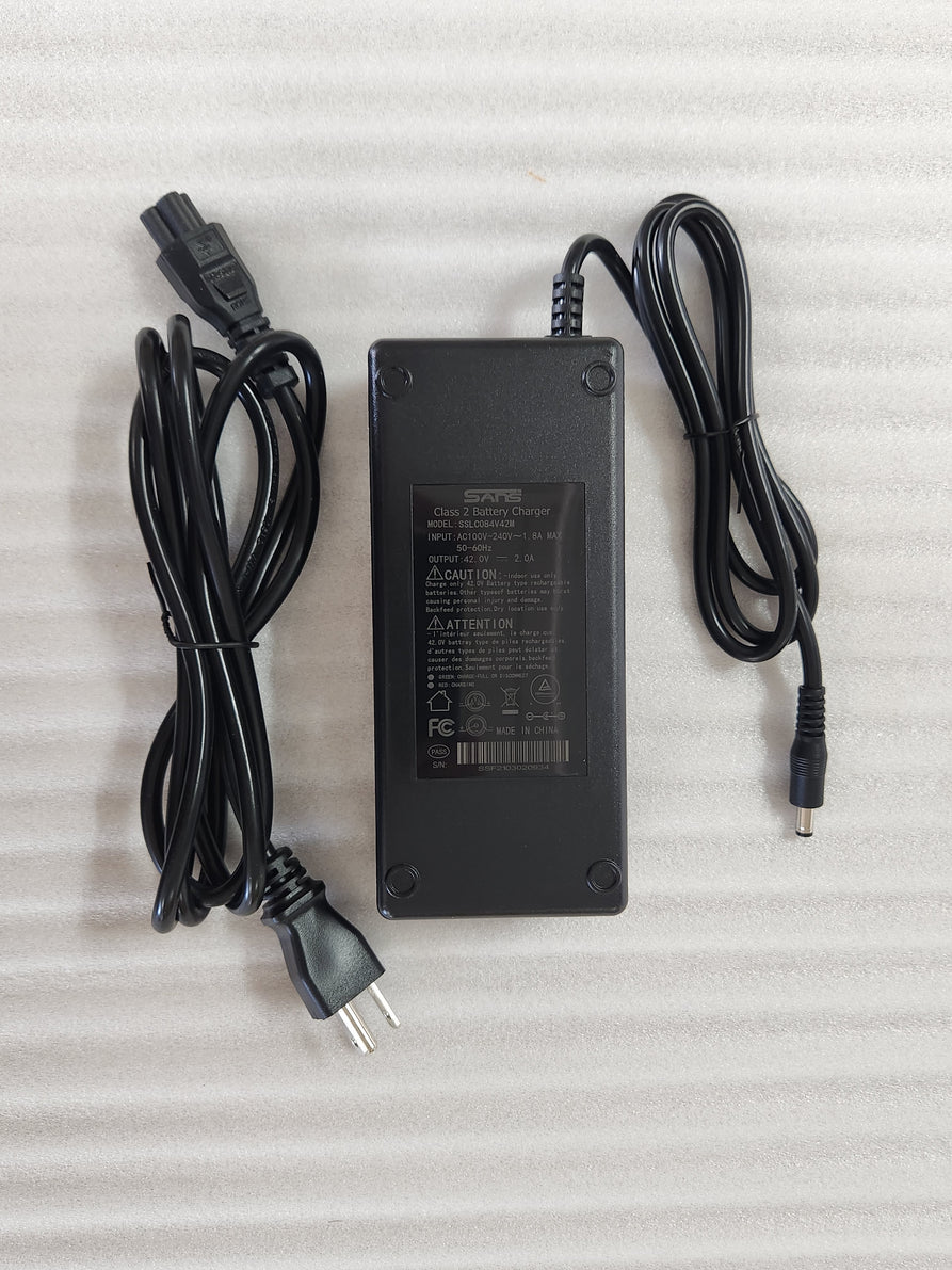 Charger 36V 2.0A 1-Prong Lithium