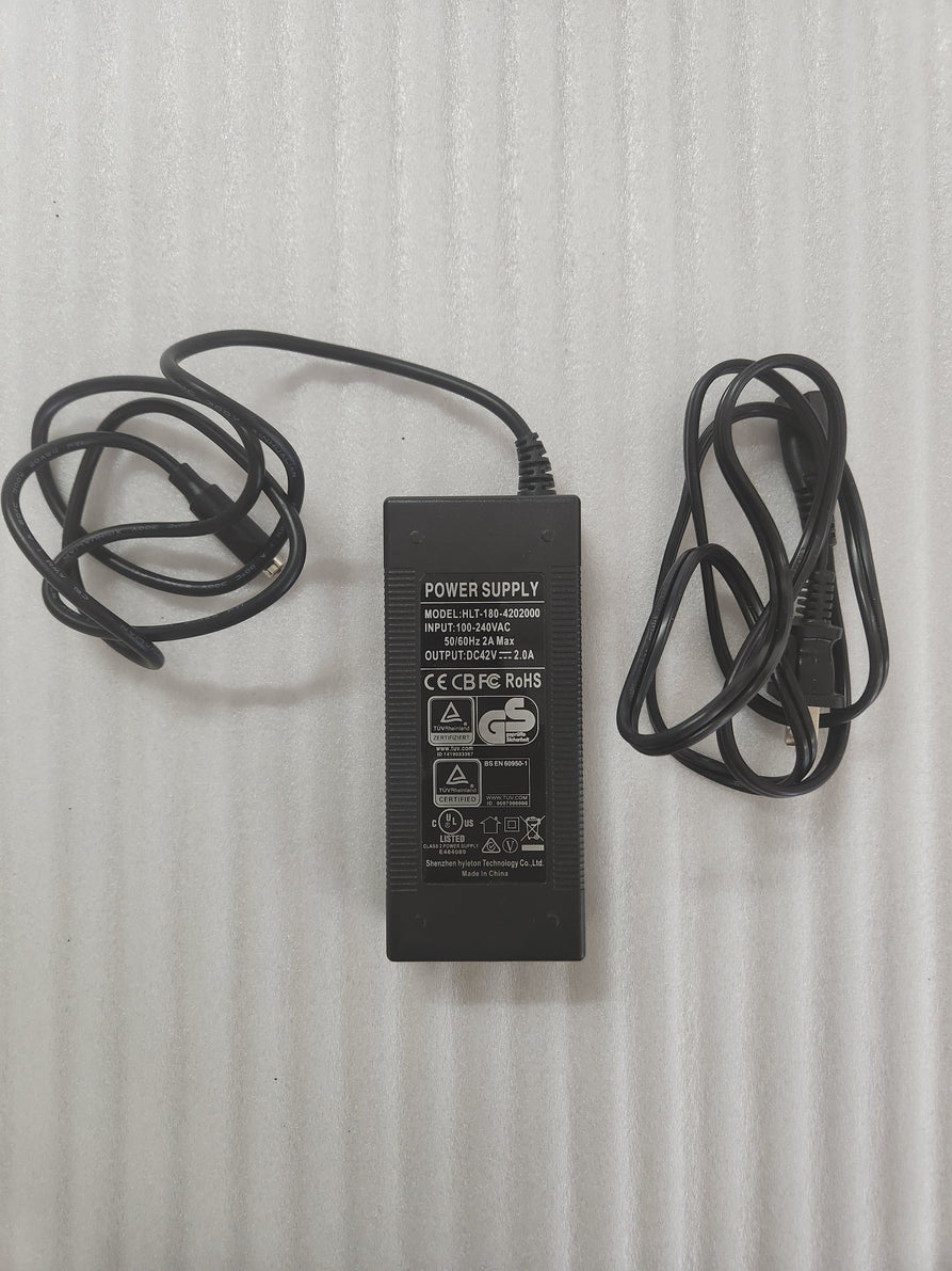 36V 2.0A Lithium Ion Charger 8mm Phono Plug