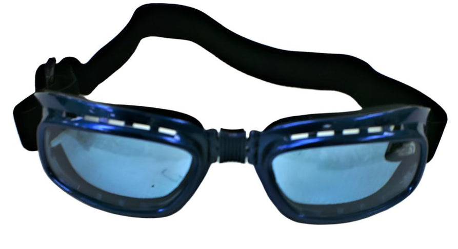 Goggles Blue With Square Clear Lens