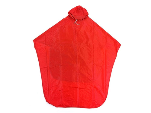 Rain Poncho Red