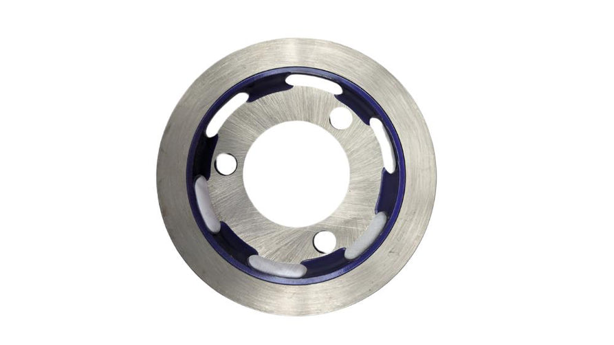 Brake disc 3 hole w/ offset 58mmID - 160mmOD - Purple Trim