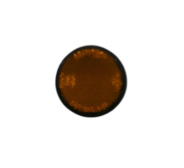 Round Reflector - Amber 55mm