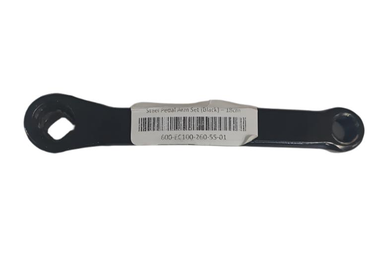 Steel Pedal Arm Set (Black)-18 cm