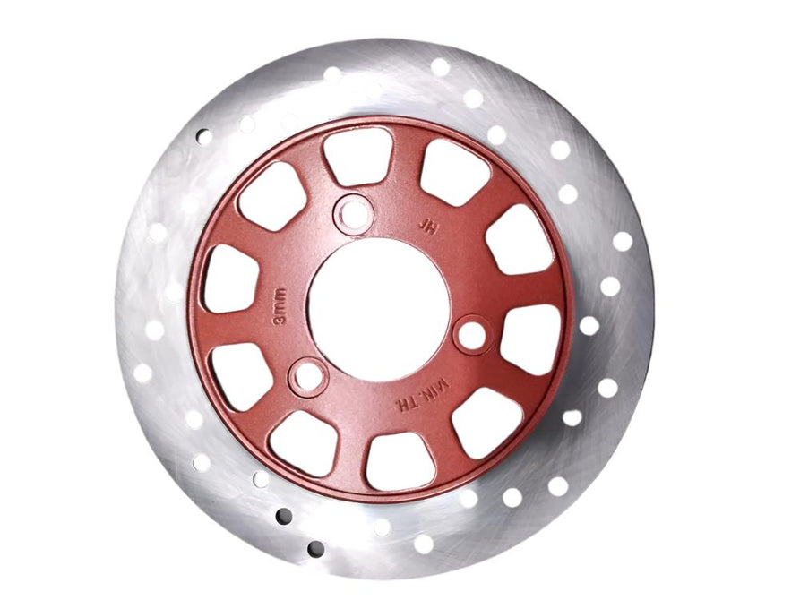 Brake Disc 3 hole Orange Trim 58mmID - 220mmOD - EM1 / Rogue Front