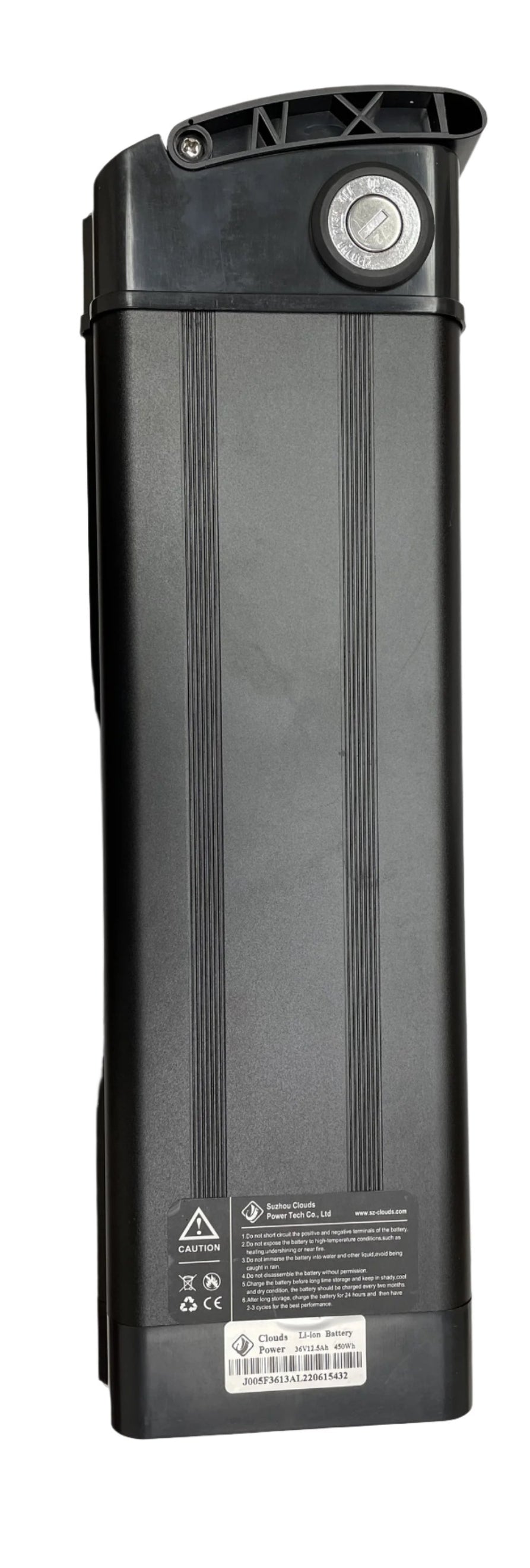 Lithium battery 36v-12.5ah for New Yorker Fat Tire