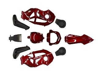 Pithog Max Complete Body Kit - Red