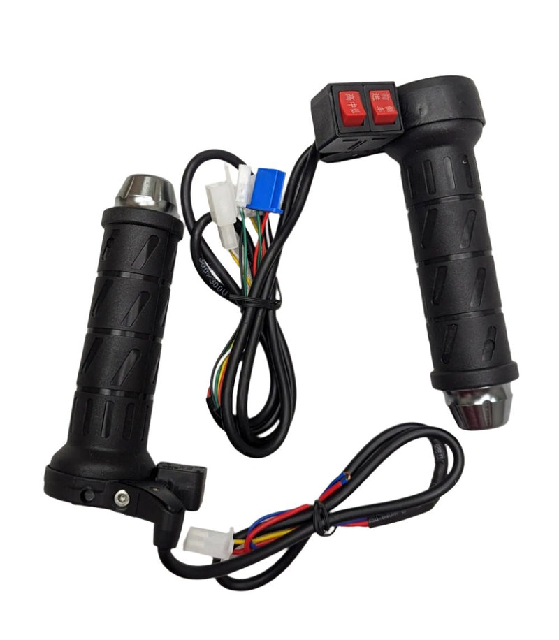 Heated Throttle (set) for Rickshaw King - Black