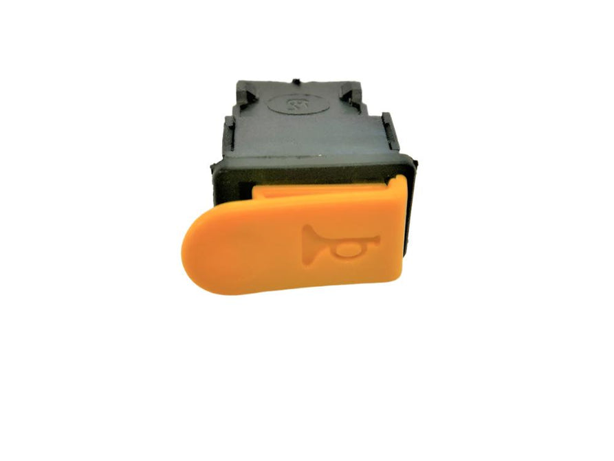 Horn switch - yellow - for Sunshine / Chameleon / Rickshaw - left side