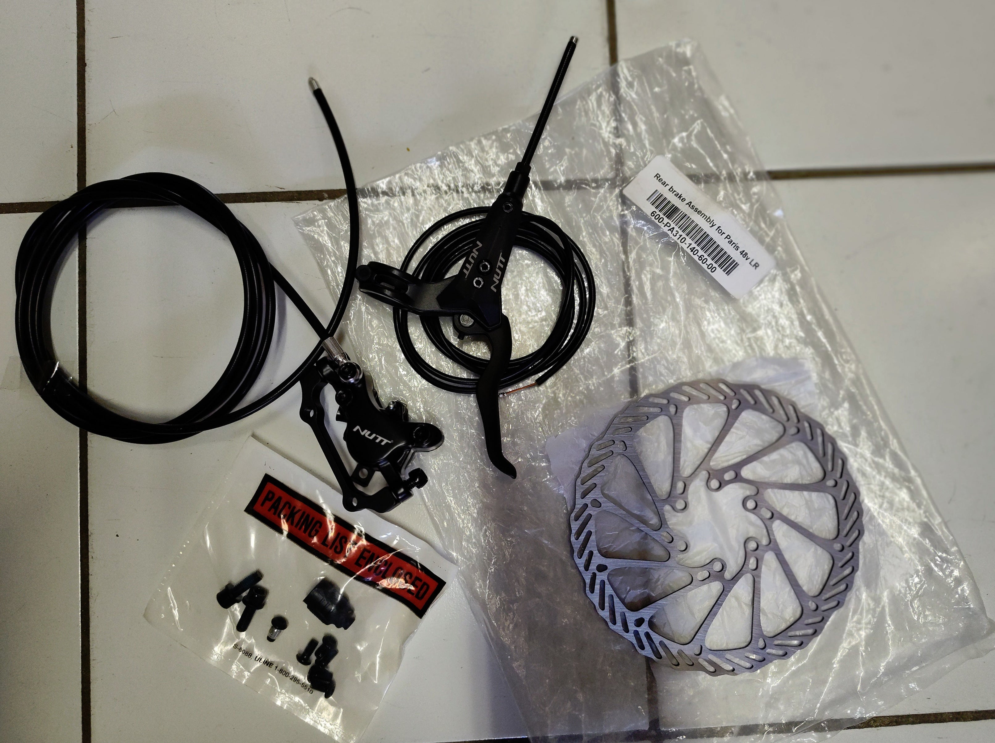 Rear brake Assembly kit for Paris 48v LR – Electric Parts Depot