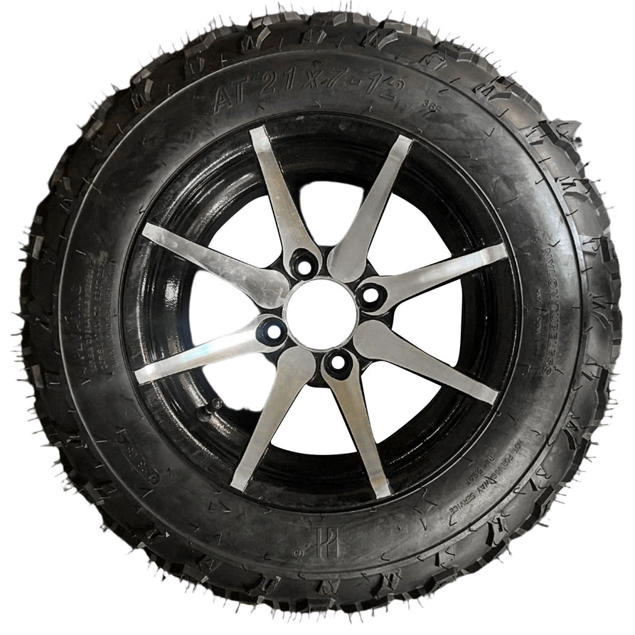 21 x 7 - 12 Tire with Rim
