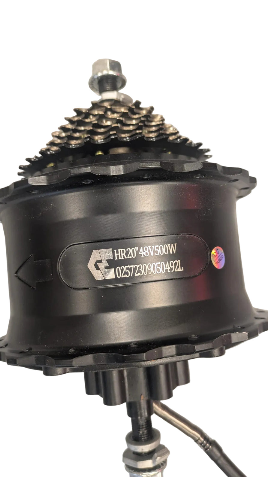 Motor Hub for Max S 48V 500W & Max S Deluxe Ebikes (HR20"48V500W)
