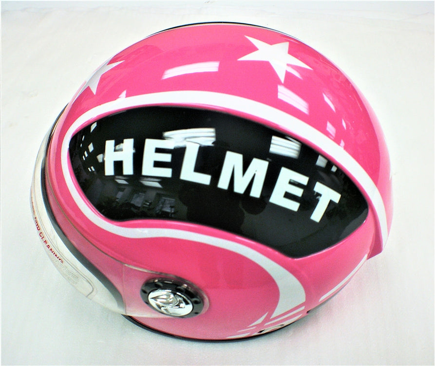 MAX 300D - Half Face Helmet - Pink (L)