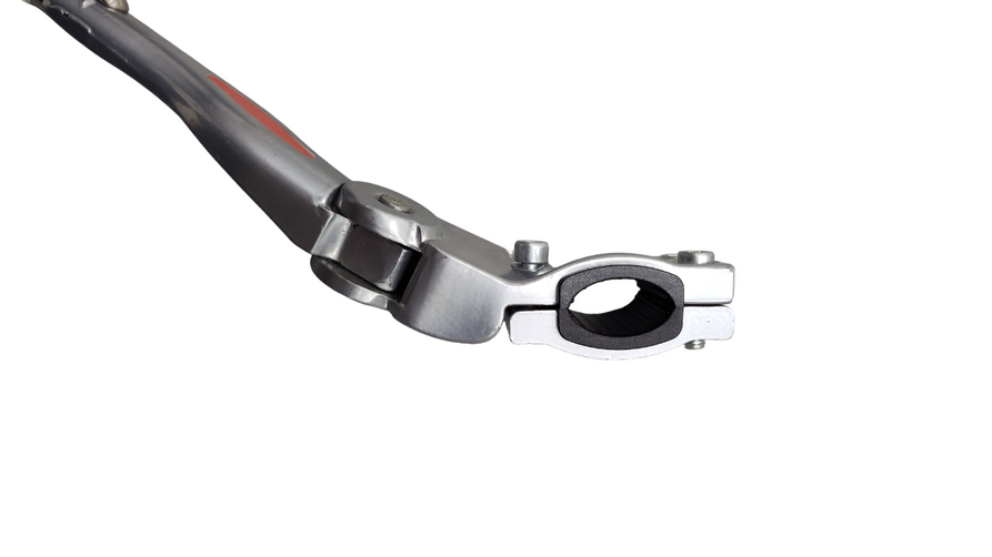 Adjustable Kickstand Full Metal with chrome - ( OVAL FRAME TUBE TYPE ONLY )