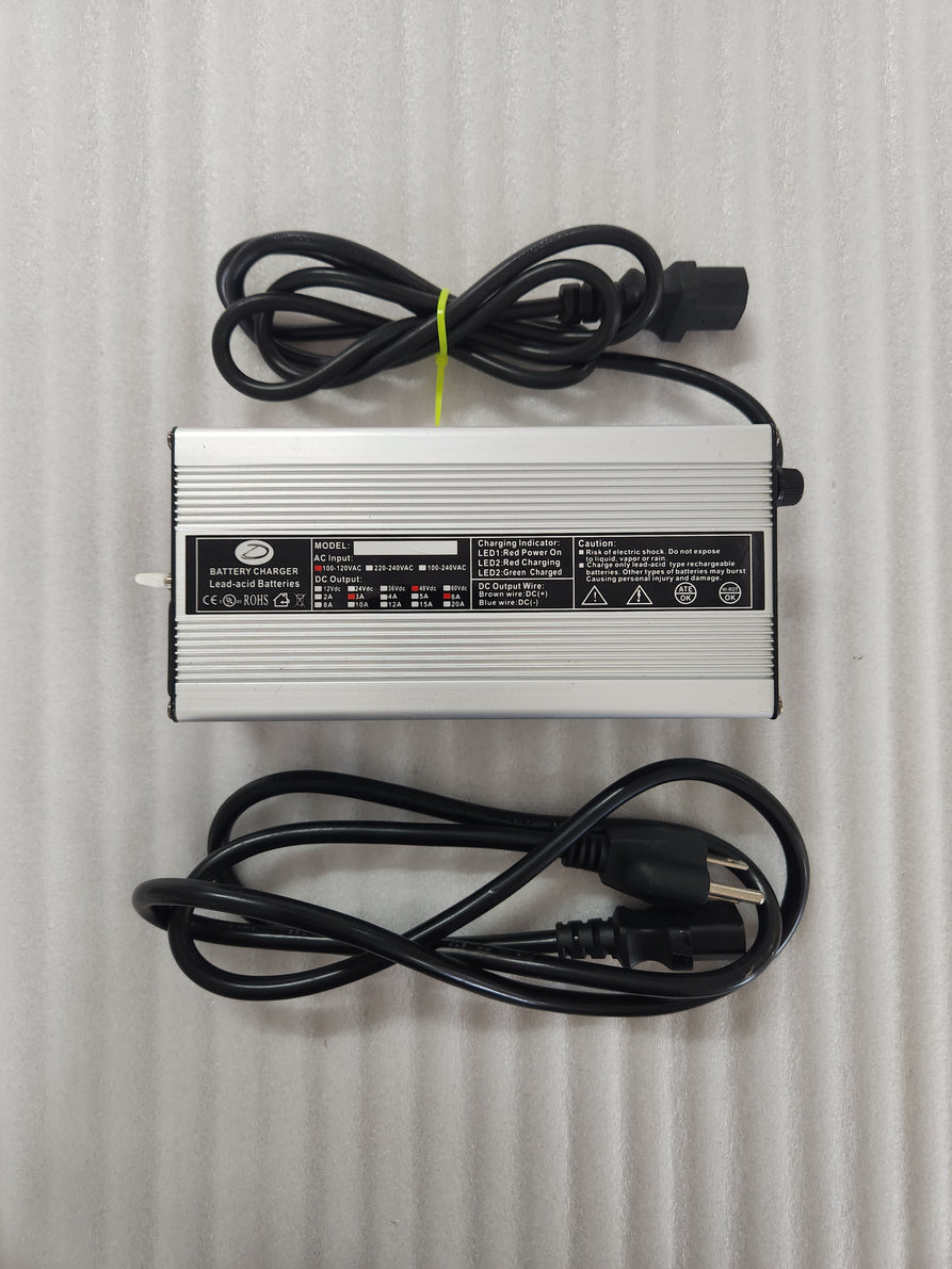 Intelligent Charger 48V 3-6A LAB - PC plug