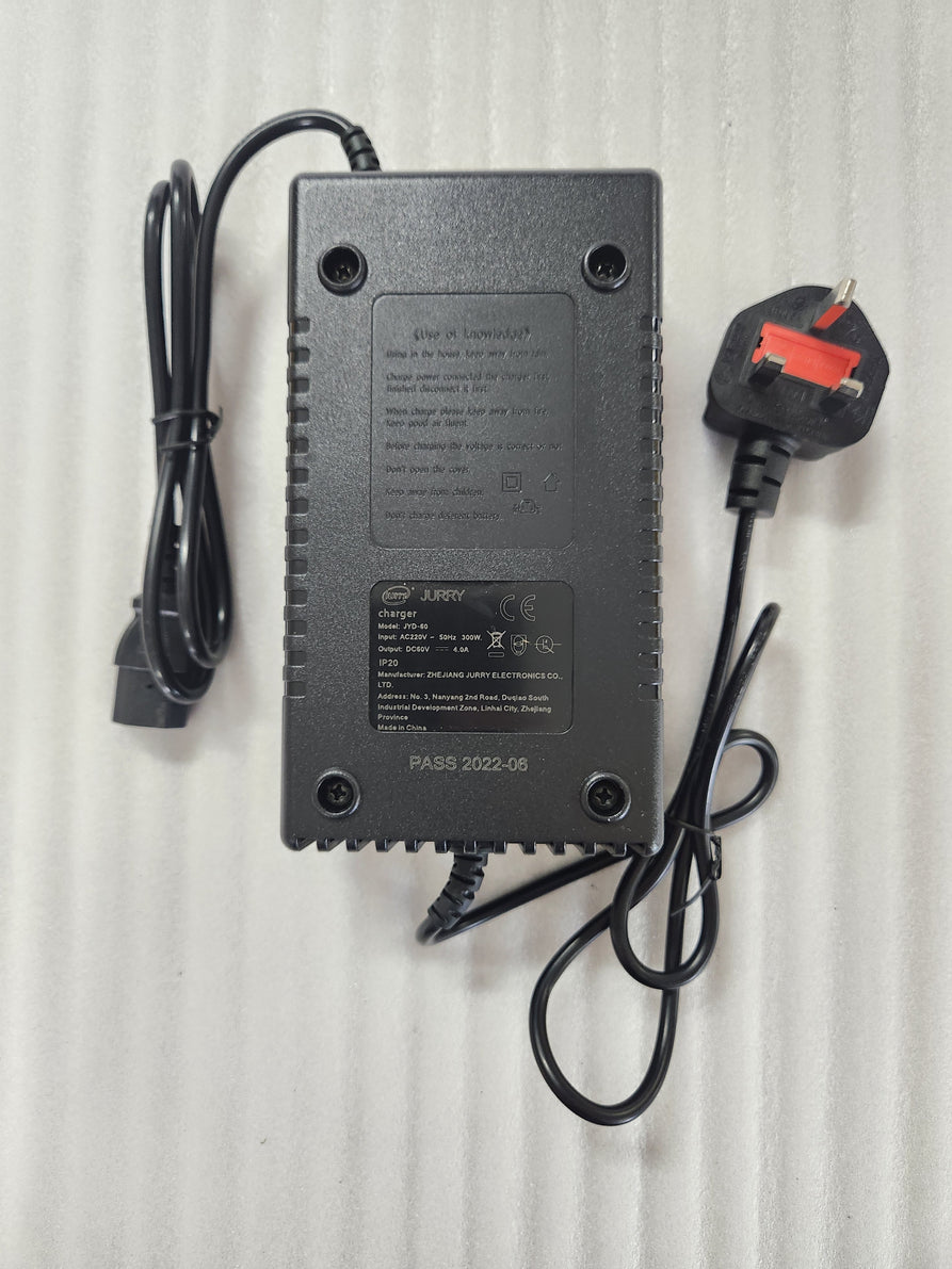 60V 3.0A Lead Acid Charger PC T-Prong (UK)