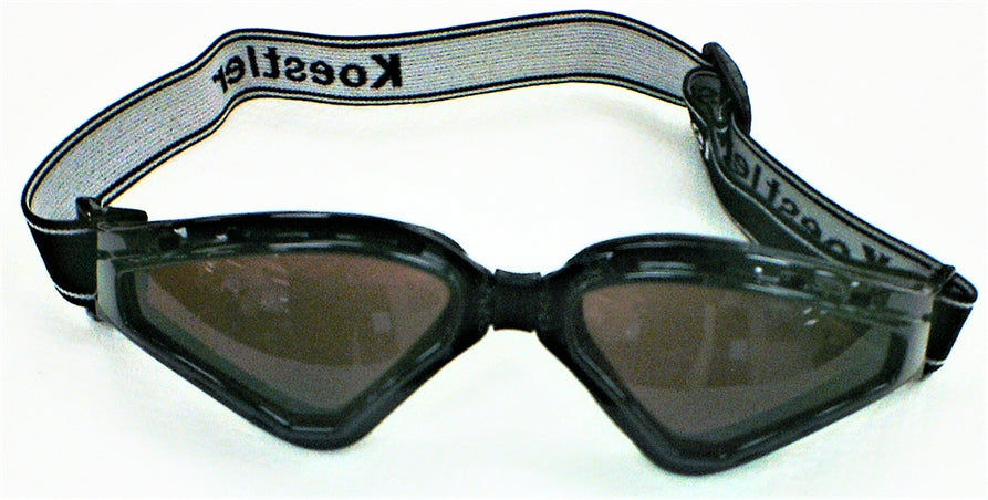 Goggles Black With Triangular Black Lens