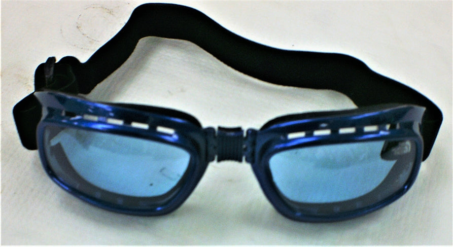 Goggles Blue With Square Clear Lens
